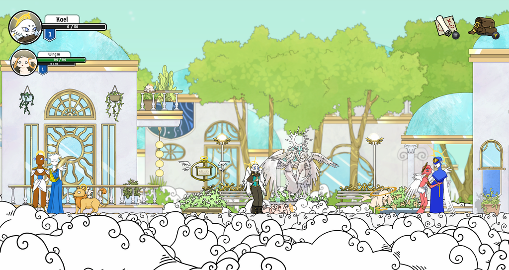 The Sky Project Land of Noris art style